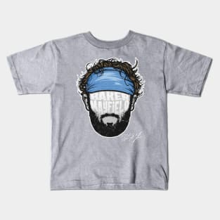 Baker Mayfield Carolina Player Silhouette Kids T-Shirt